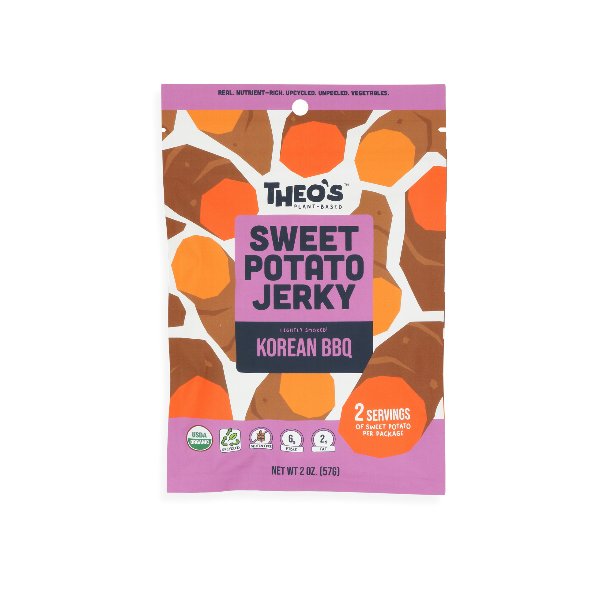 Organic Veggie Snacks | Sweet Potato Jerky - THEO's Plant-Based