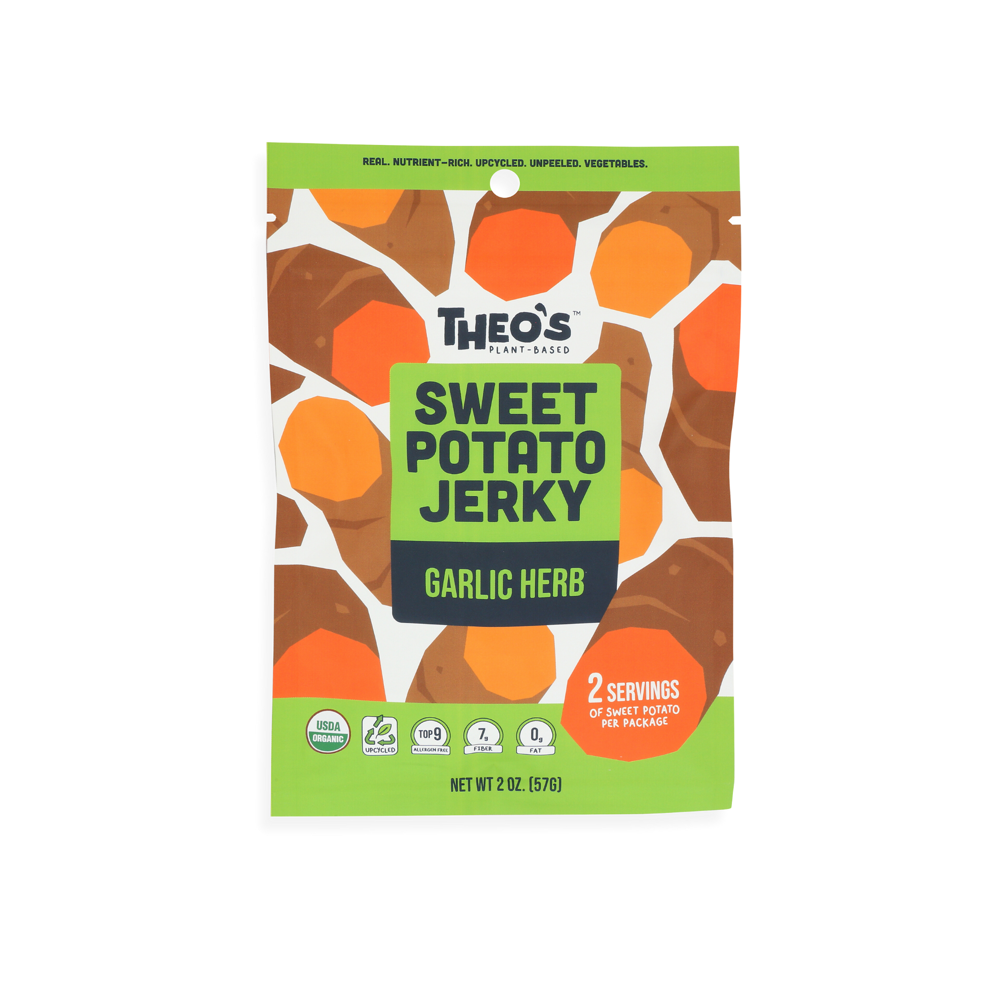 Organic Veggie Snacks | Sweet Potato Jerky - THEO's Plant-Based