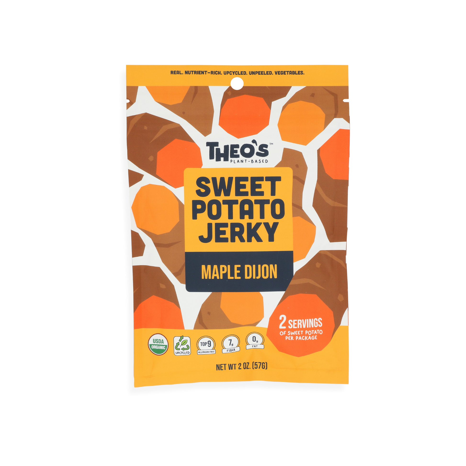 Organic Veggie Snacks | Sweet Potato Jerky - THEO's Plant-Based