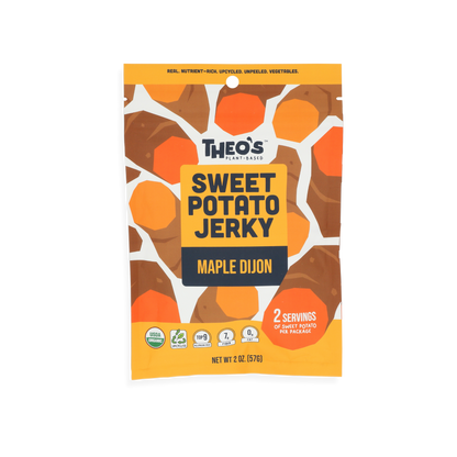 Organic Veggie Snacks | Sweet Potato Jerky - THEO's Plant-Based