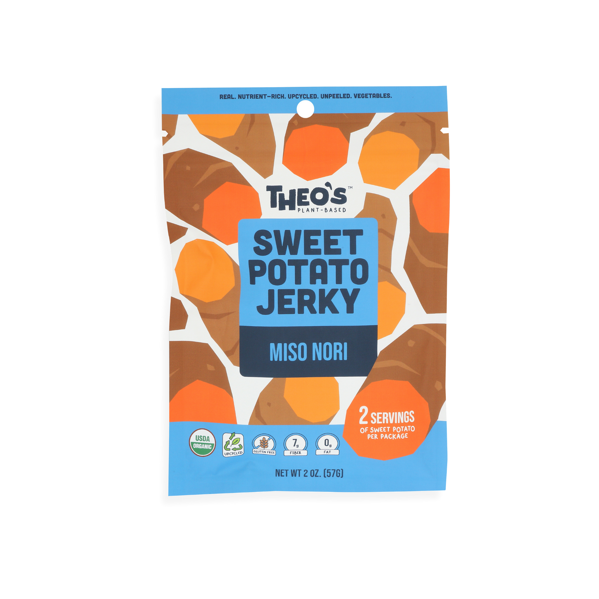 Organic Veggie Snacks | Sweet Potato Jerky - THEO's Plant-Based