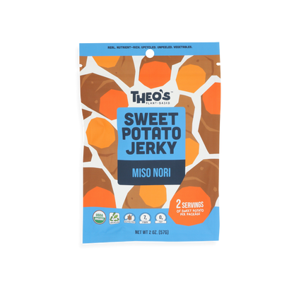 Organic Veggie Snacks | Sweet Potato Jerky - THEO's Plant-Based