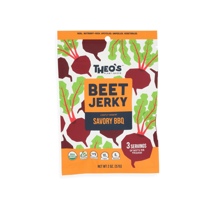 Organic Veggie Snacks | Sweet Potato Jerky - THEO's Plant-Based