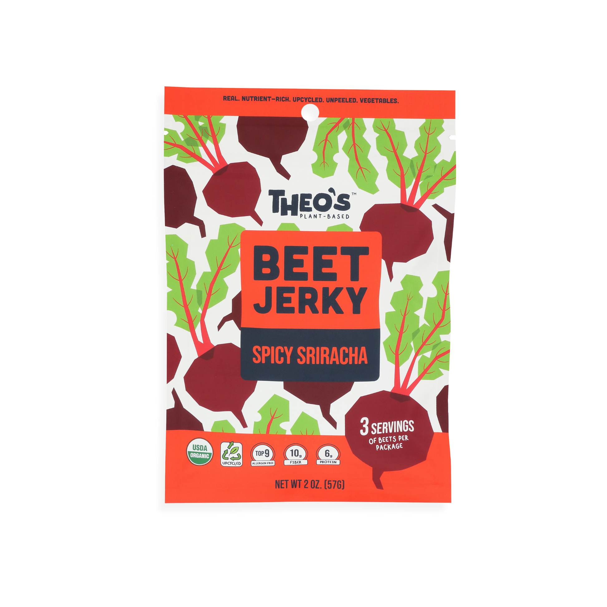 Organic Veggie Snacks | Sweet Potato Jerky - THEO's Plant-Based